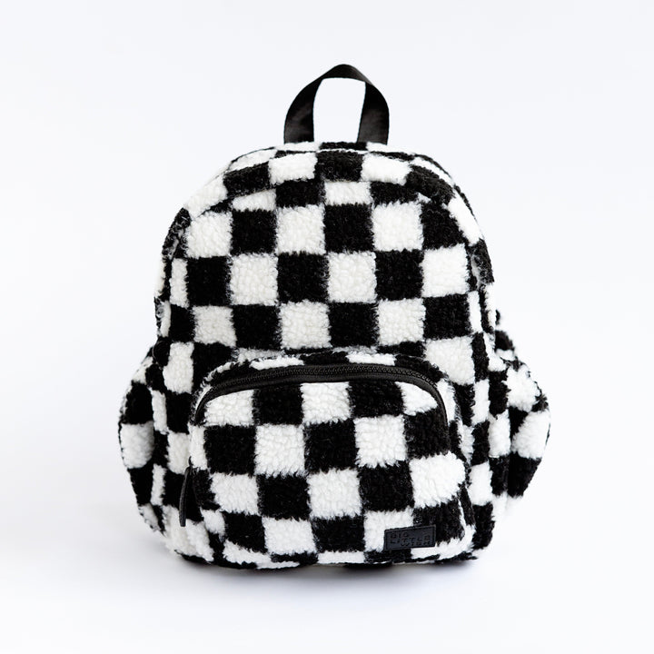 black sheep sherpa mini backpack Black & White Sherpa Backpack