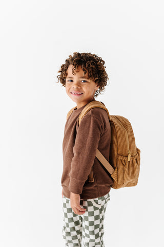 The Play Date Mini Backpack- Camel